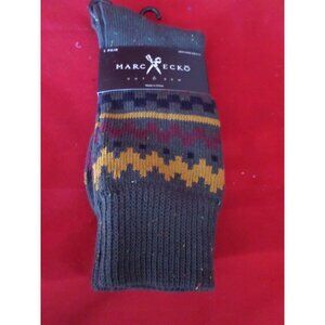 1 Pair Large Marc Ecko Cut & Sew Cotton Crew Socks 6-12
